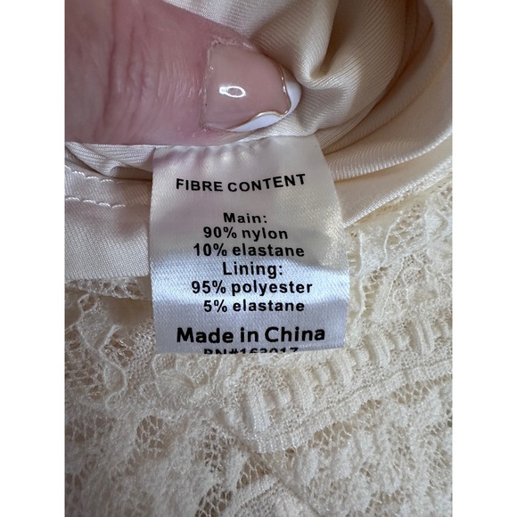 Fairycore Princess Polly Lifas Lace mini skirt cream size 12 - Picture 6 of 8